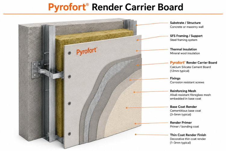 PYROFORT Render Carrier Board